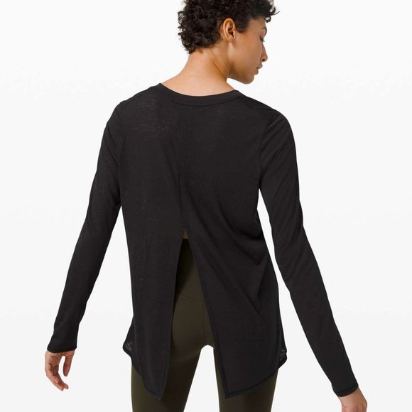 Lululemon Uncovered Tall Long Sleeve *Tie Back- NWT - Picture 3 of 9